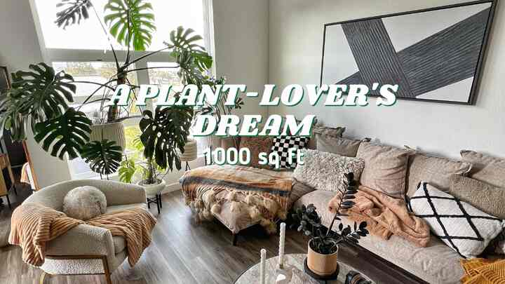 Inside a plant lover's 1000 sq ft dream home