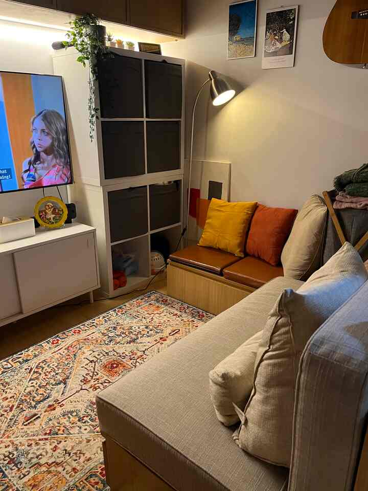 Apartemen Studio Japandi yang Homey