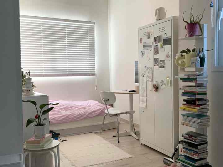 🇰🇷 白ベースにアクセントを利かせたL字型の1R