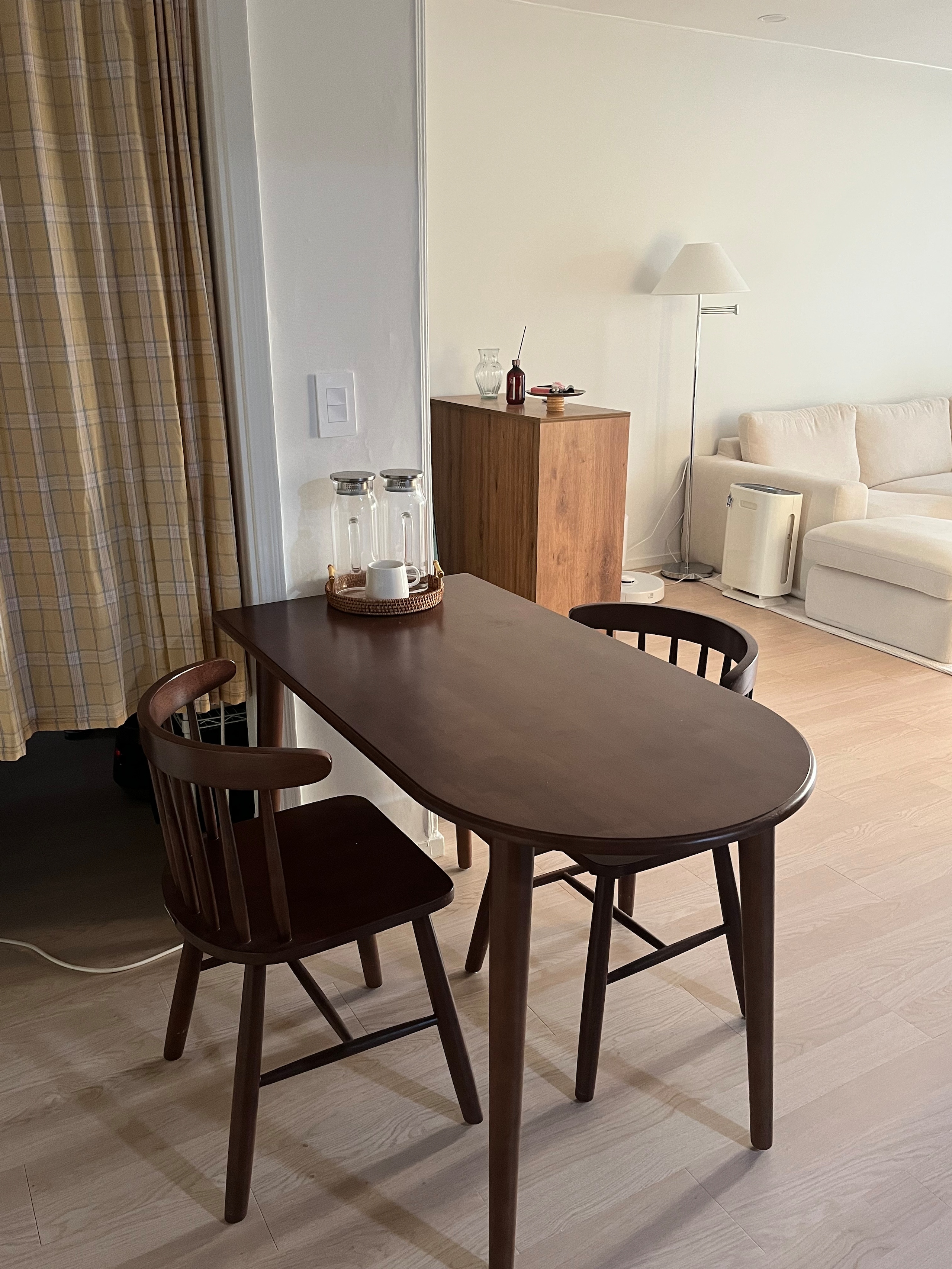 Walnut Half Oval Dining Table user photo