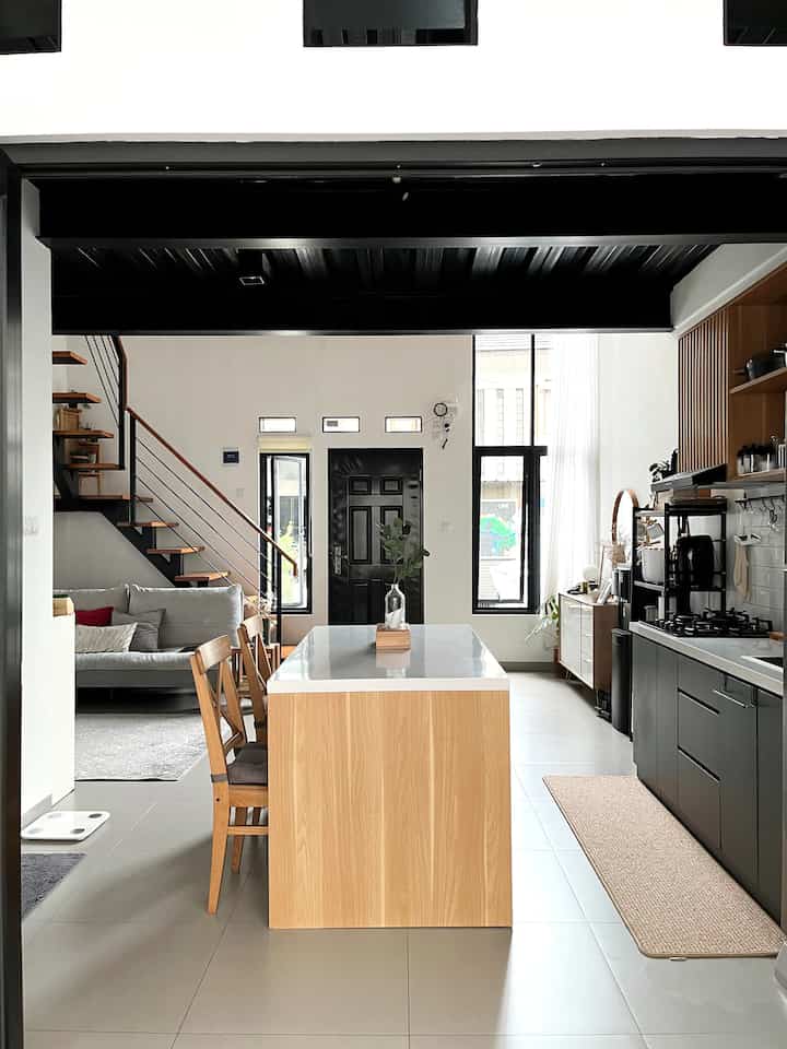 Rumah Cluster Bergaya Loft Apartement 