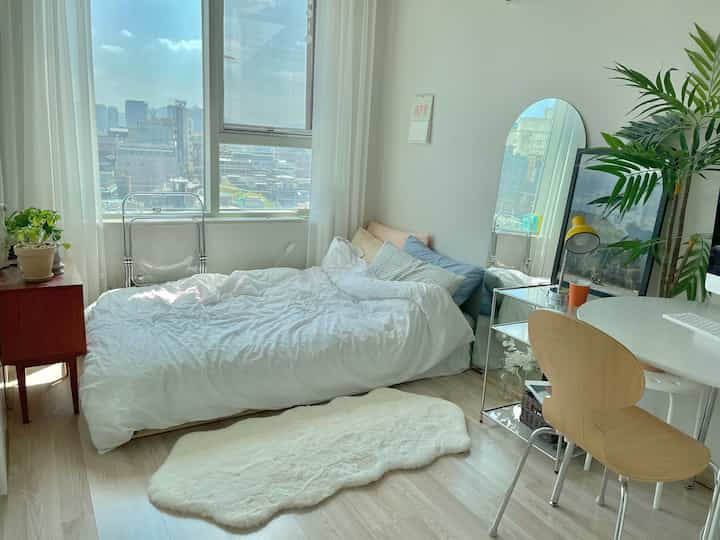 ECO FUR ラグ & ソファパッド［5色・8サイズ］を使ったコーディネート 1