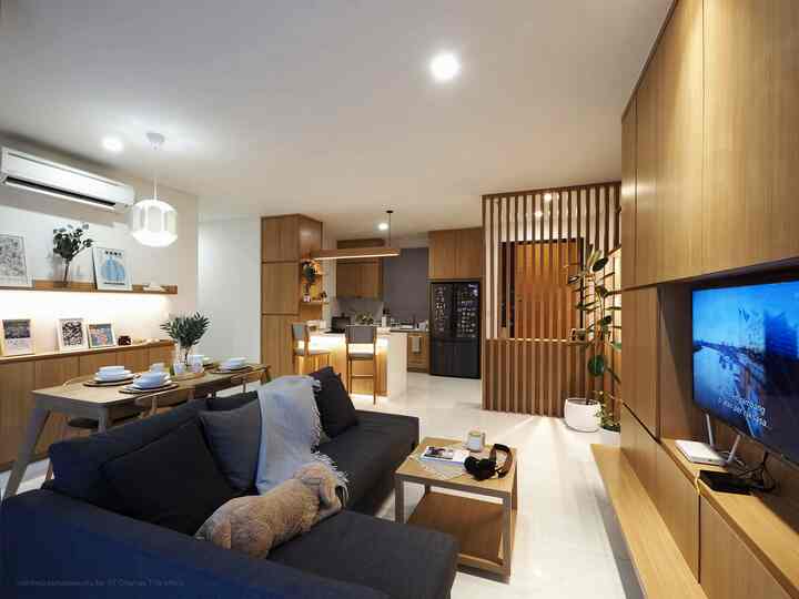 Kehangatan di Hunian Gaya Japandi