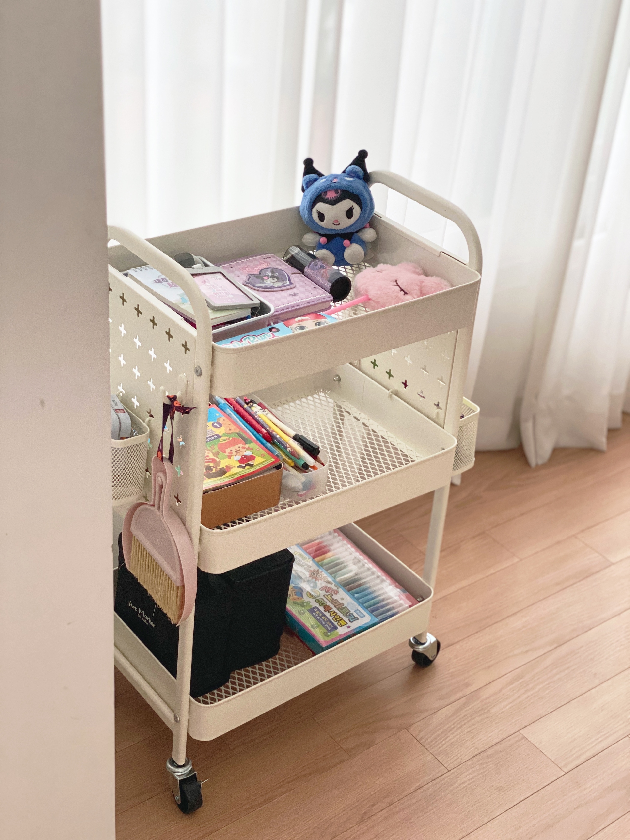 Kinsley Pegboard Utility Trolley Cart user photo