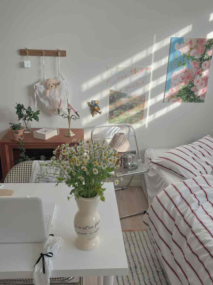 🇰🇷 実家でも自分らしいカラーを：四季折々のインテリア作り