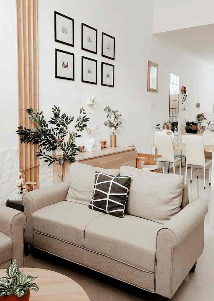 Kehangatan Kayu ala Japandi di Rumah Cluster