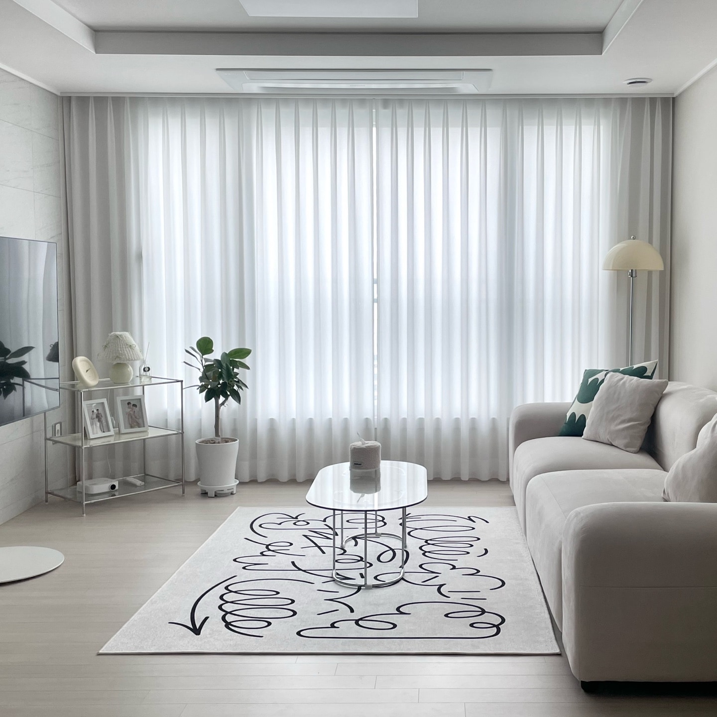 Doodle Pattern Area Rug user photo