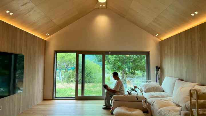 🇰🇷 韓国の一戸建てに京都を取り入れる：木の温かさがある一戸建て