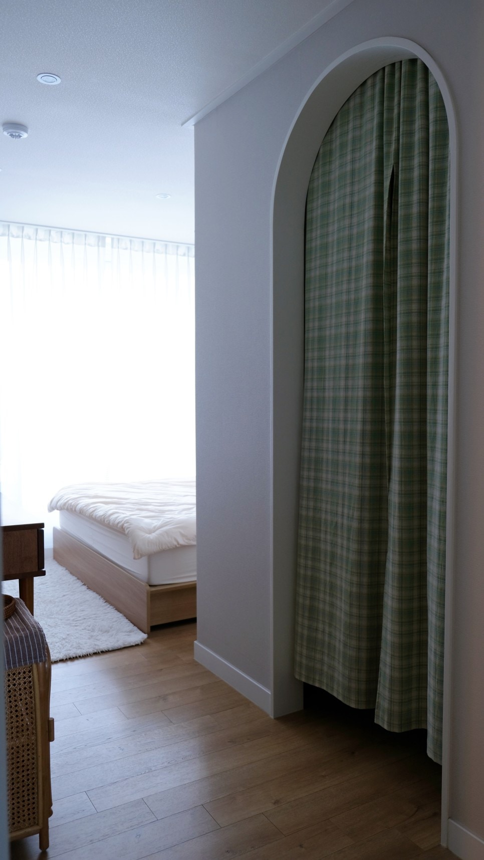 Vintage Check Door Curtain user photo