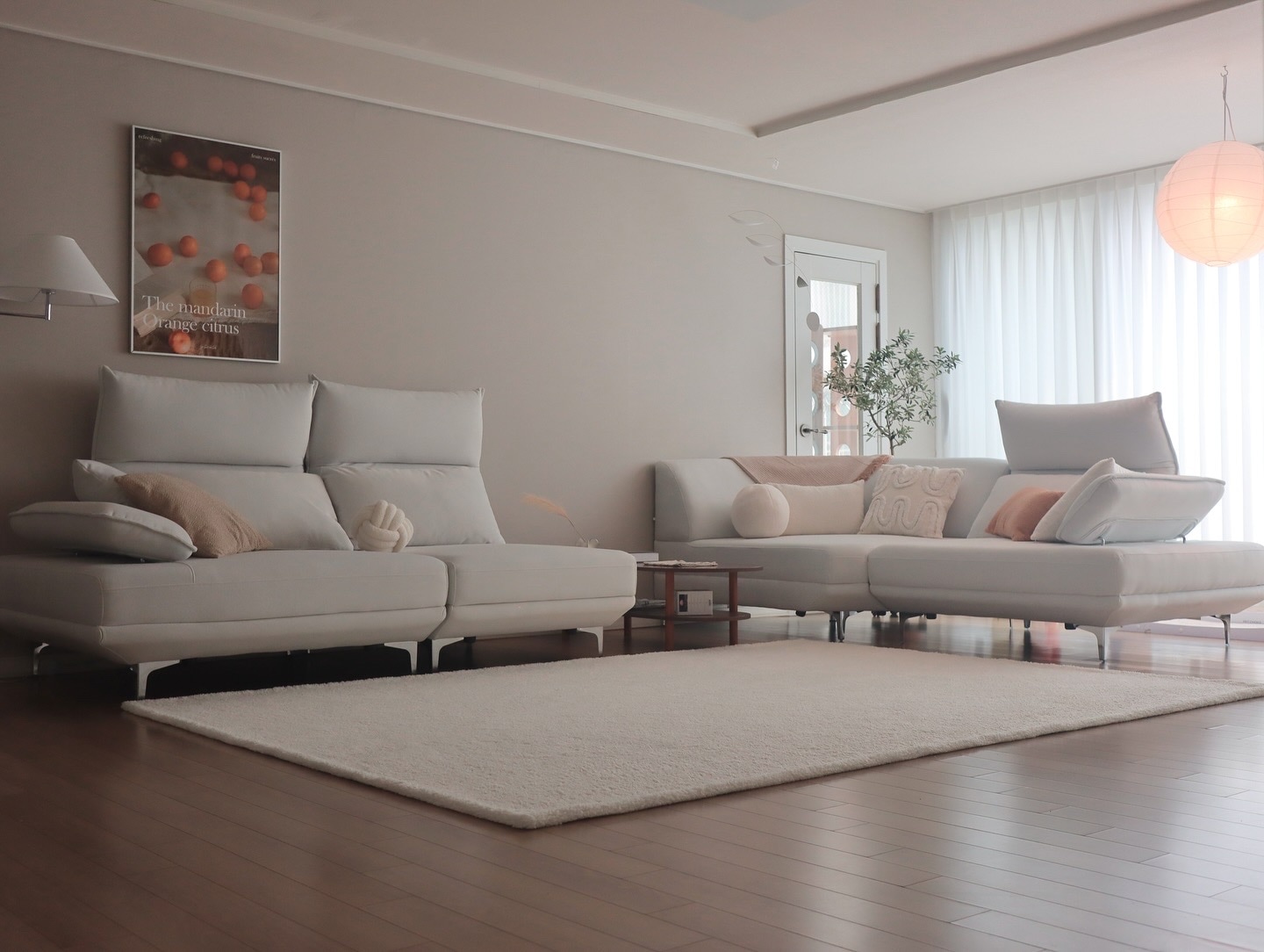 Walnut Oval Coffee Table with Storage Shelf user photo