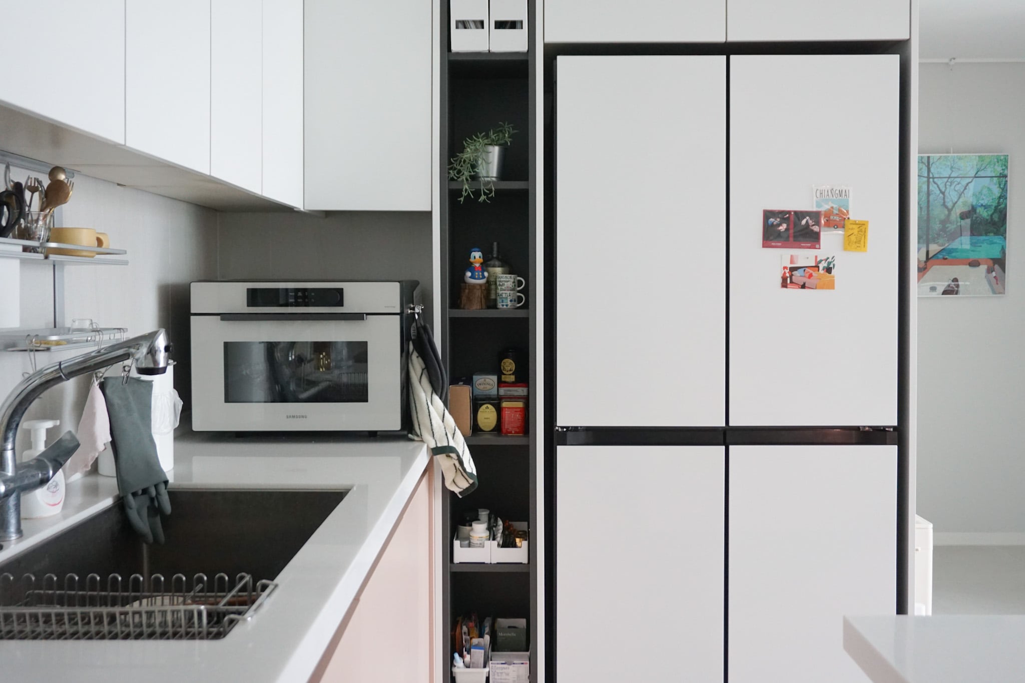 Dual Fit Sink Dish Rack user photo