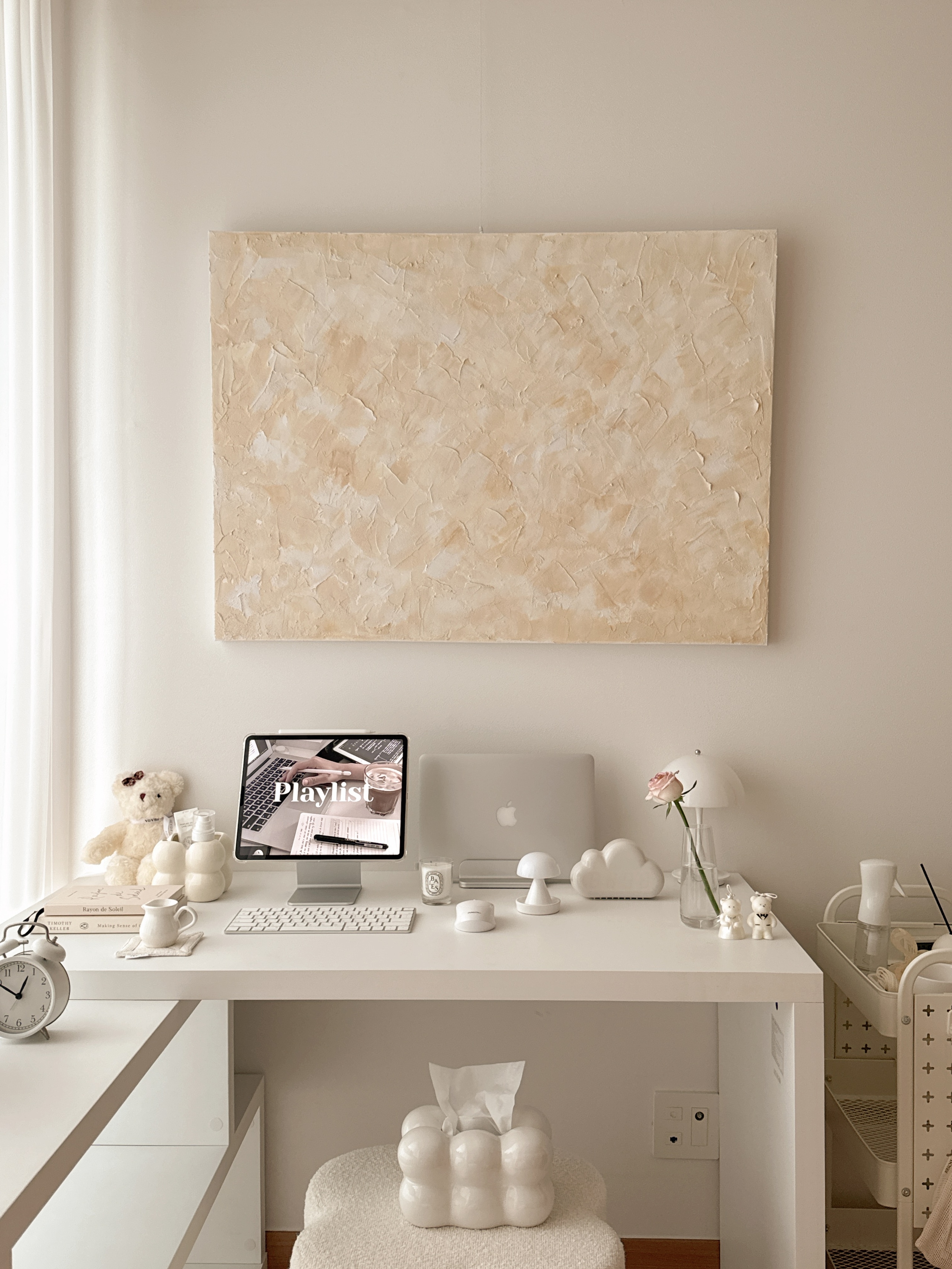 Kinsley Pegboard Utility Trolley Cart user photo