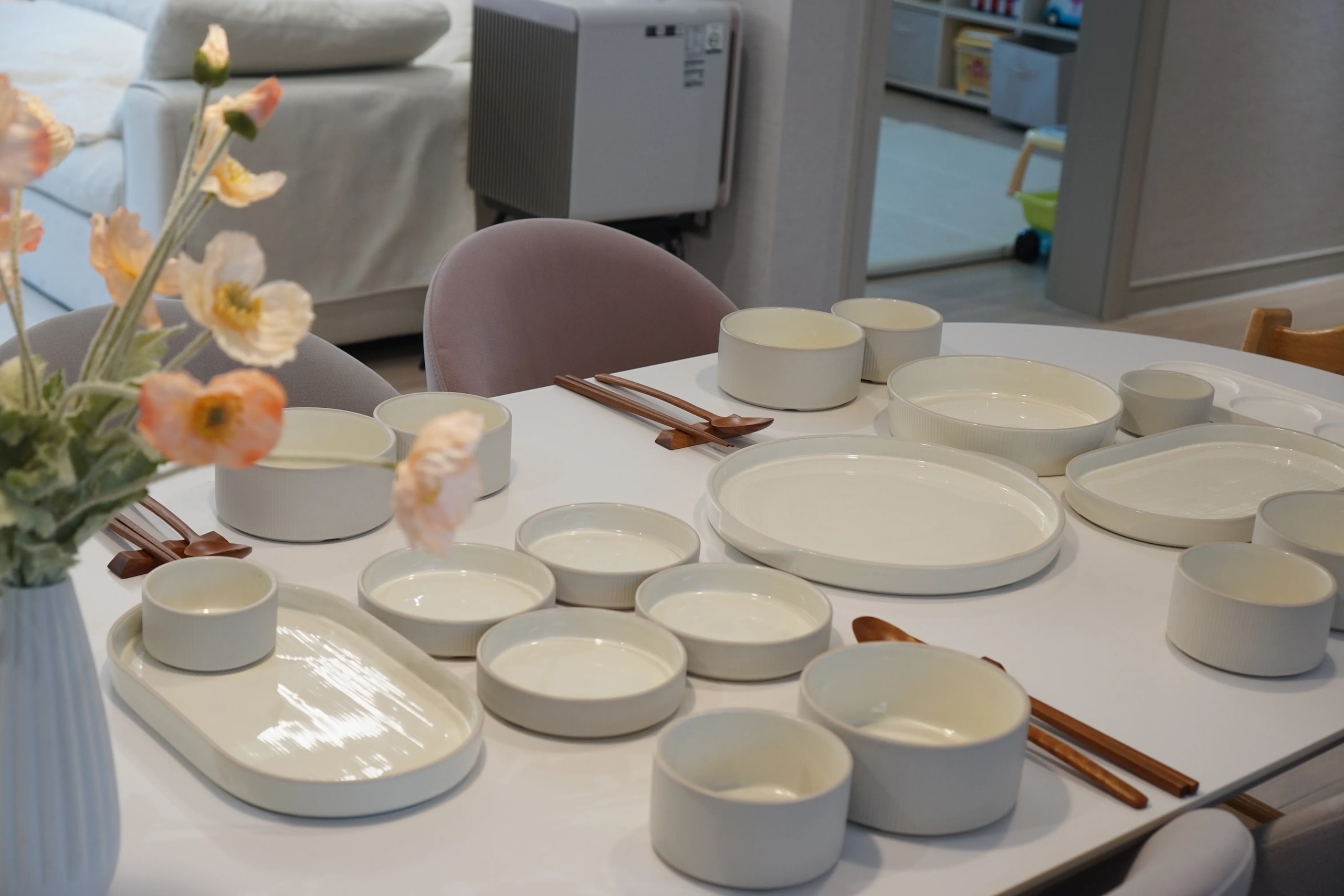 Soft Clay Korean Dining Set for 2 (16-Piece) user photo