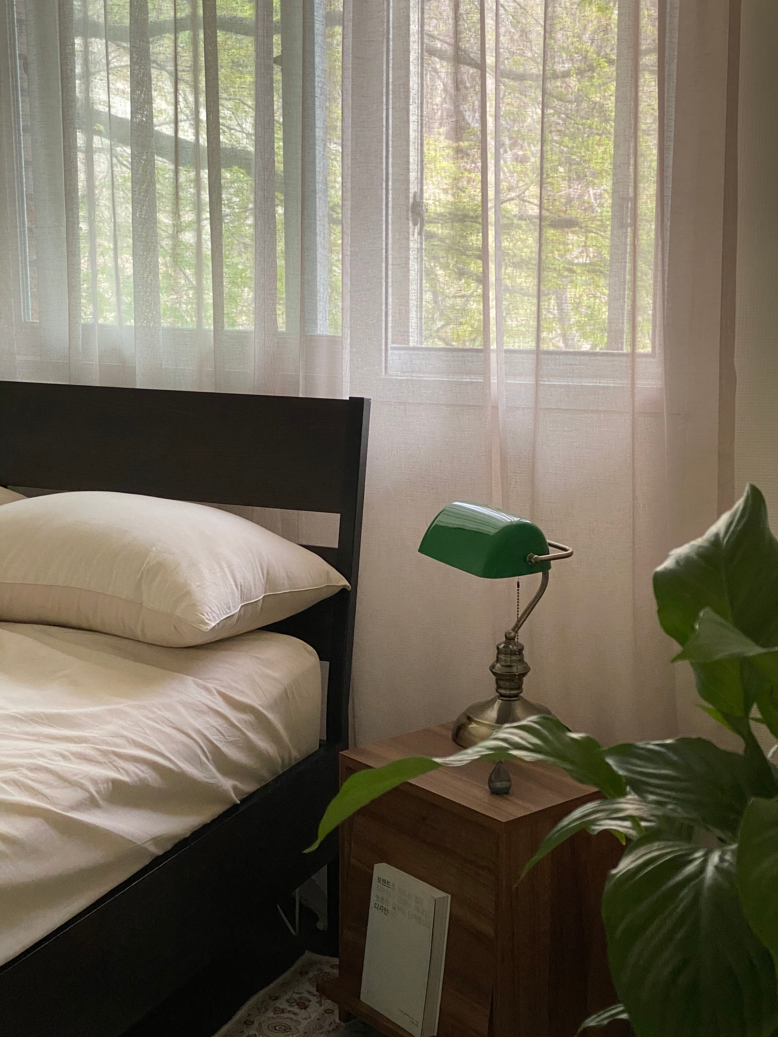 Wooden Bedside Table with Front Magazine Rack user photo