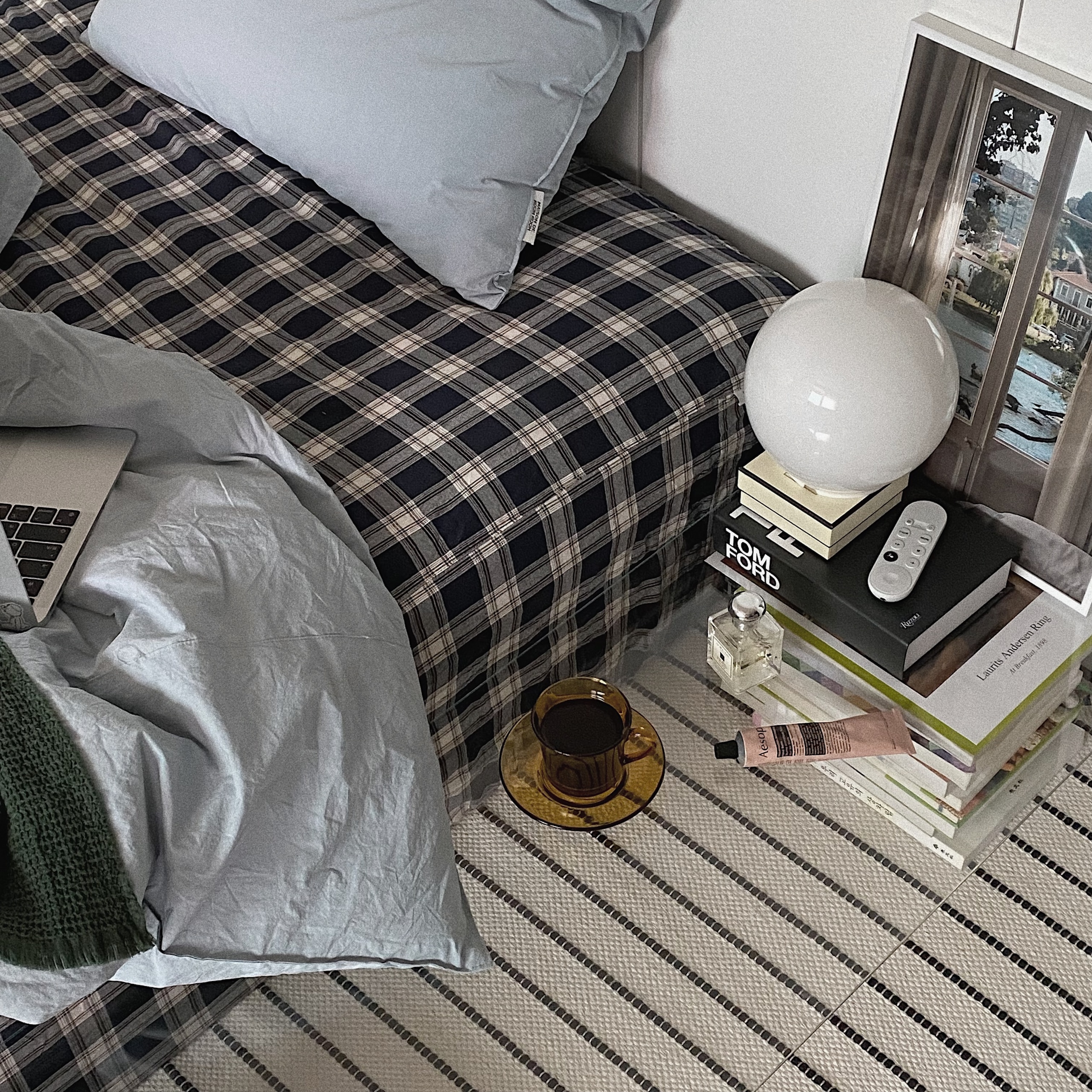 Vintage Check Cotton Mattress Fitted Sheet user photo