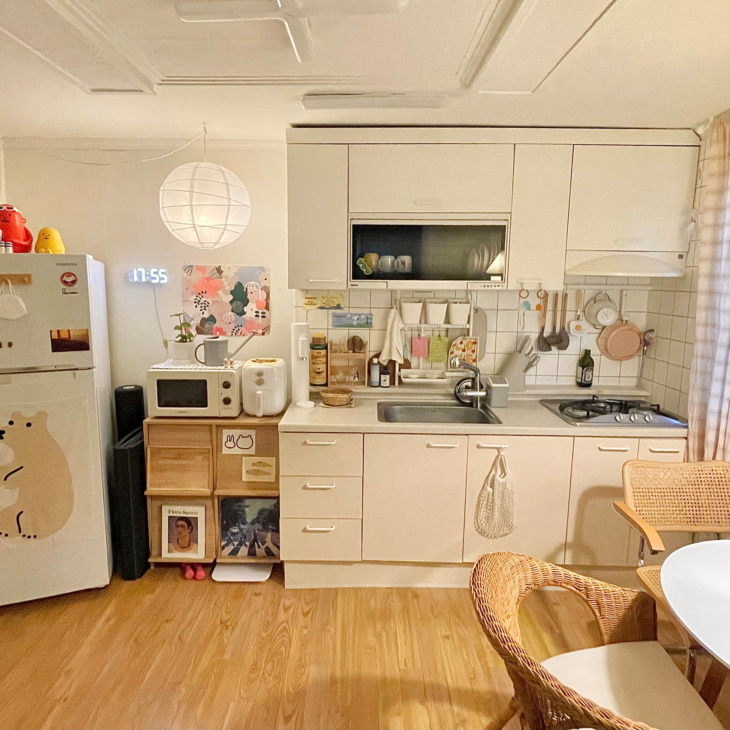 Wooden Flip-Front Storage Cabinet user photo