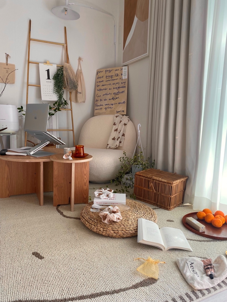 Eden Round Wood Side Table user photo