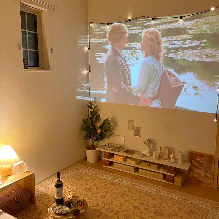 🇯🇵 映画好き夫婦の温かみのある部屋づくり