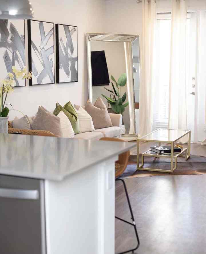 Inside an introvert's effortlessly chic 750 sq ft apartment in the city