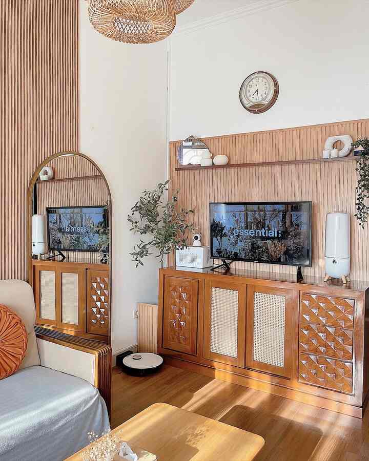 Rumah Bernuansa Kayu di Depok