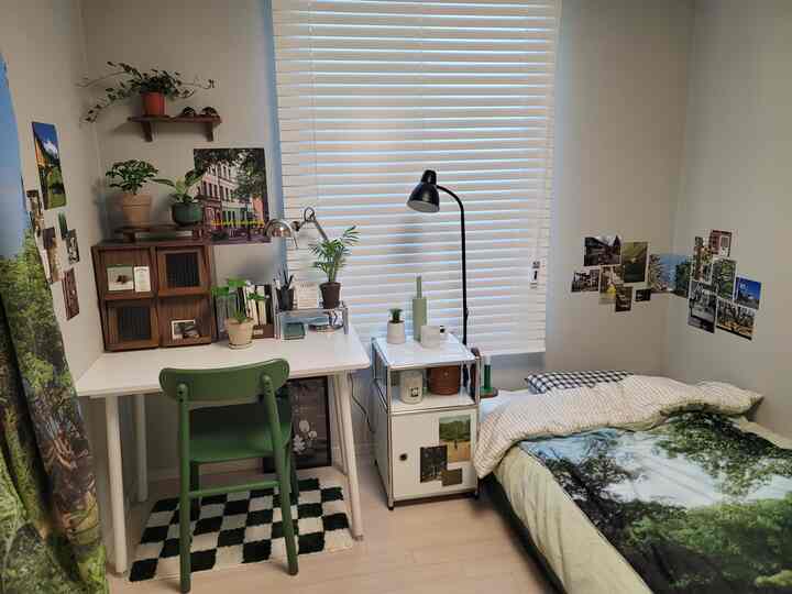 🇰🇷 実家の5畳部屋、緑に囲まれた暮らし🌳