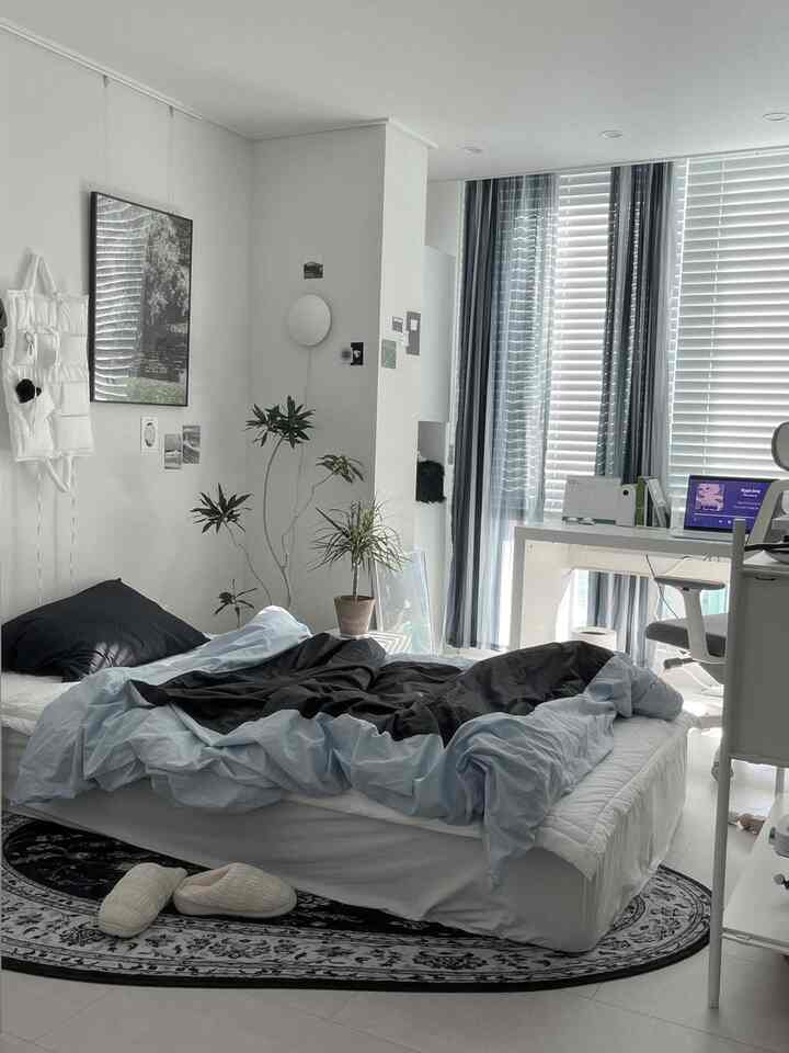 🇰🇷 インテリアに本気！実家の6畳部屋を無彩色でコーディネート