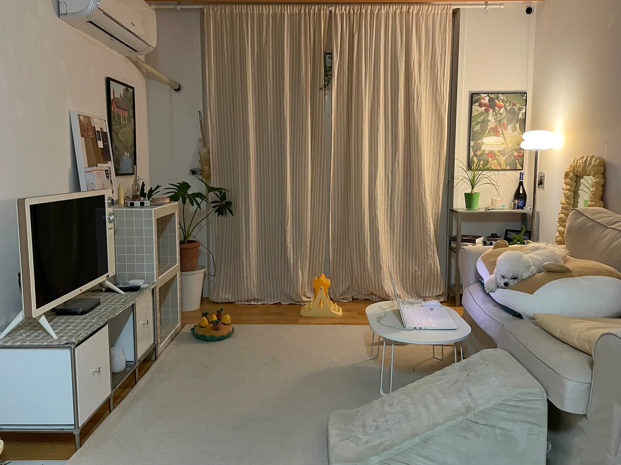 Foldable Oval Low Coffee Table user photo