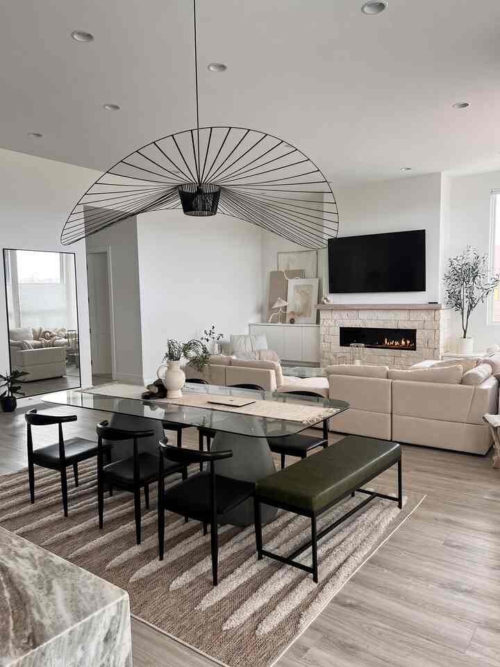 Inside a fashion-forward apartment that balances sleek and cozy.