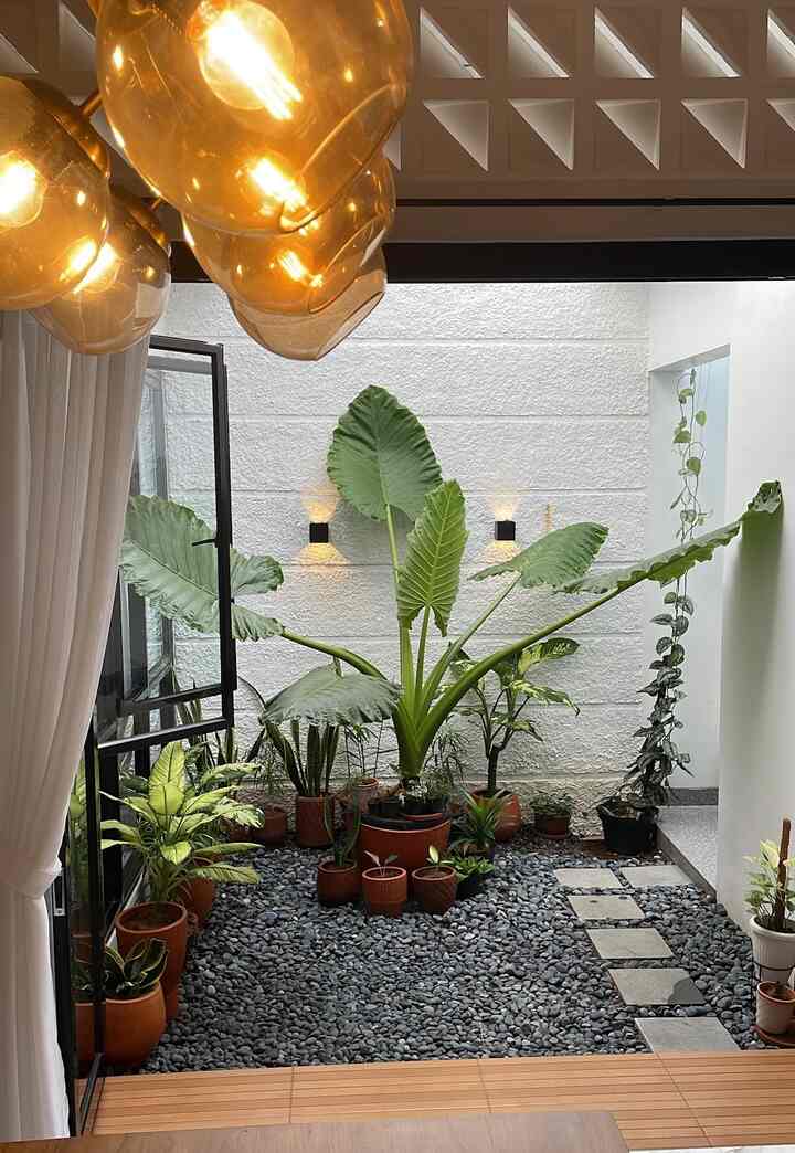  Rumah Cross Ventilation Bergaya Mid-Century