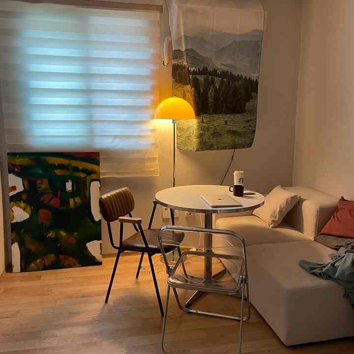 🇰🇷 築古2LDK：模様替えだけで北欧風の部屋づくり