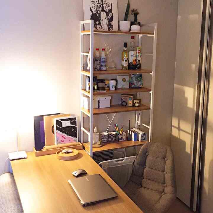 MAJOR デスク 80cm［3色］を使ったコーディネート 2