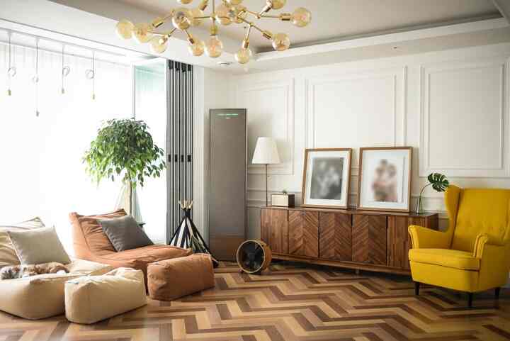 ビーズクッション 607C［13色］を使ったコーディネート 3