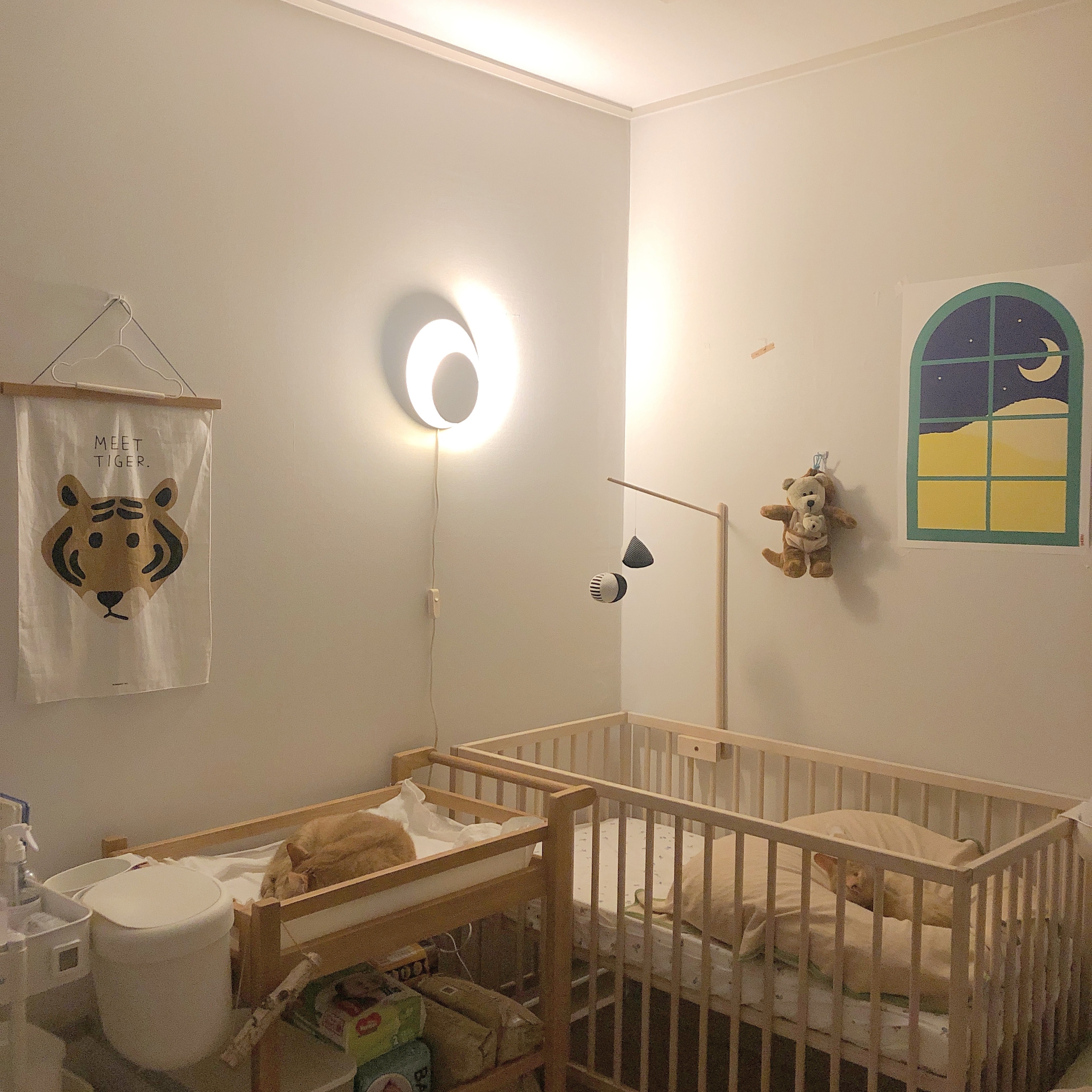 IKEA SNIGLAR スニーグラル おむつ台 SNIGLAR Changing table, beech, white, 28 3/8x20 7/8