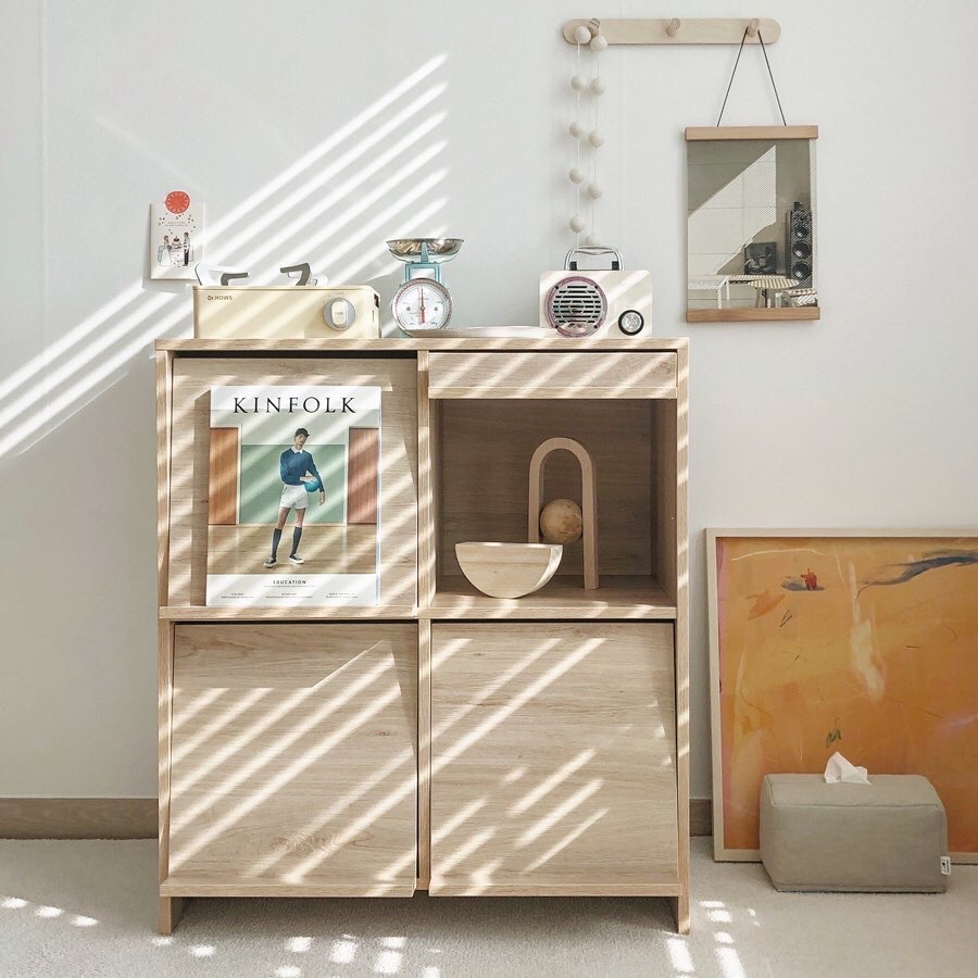 Wooden Flip-Front Storage Cabinet user photo