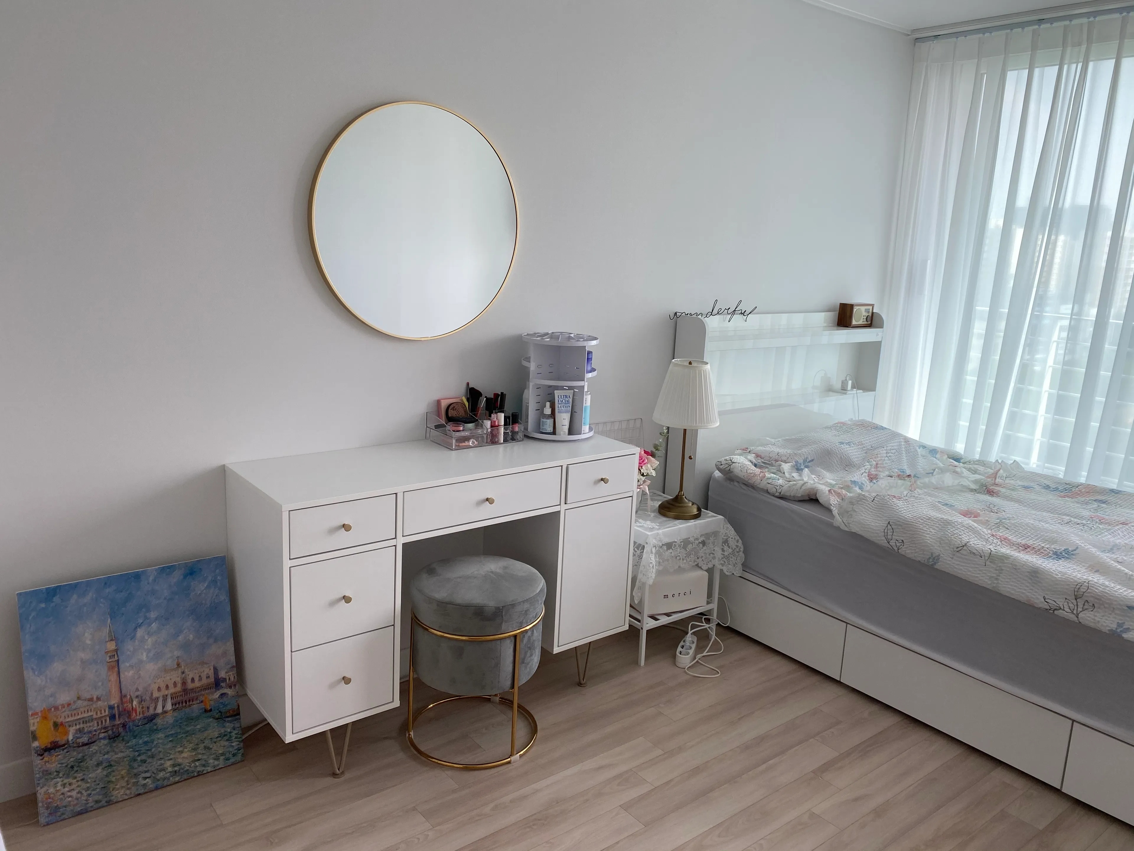 2-Tier Side Table with Tempered Glass Top user photo