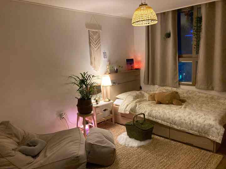 ビーズクッション 607C［13色］を使ったコーディネート 1