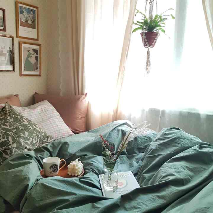 ピュアリー 枕カバー 2点セット［13色・2サイズ］を使ったコーディネート 3