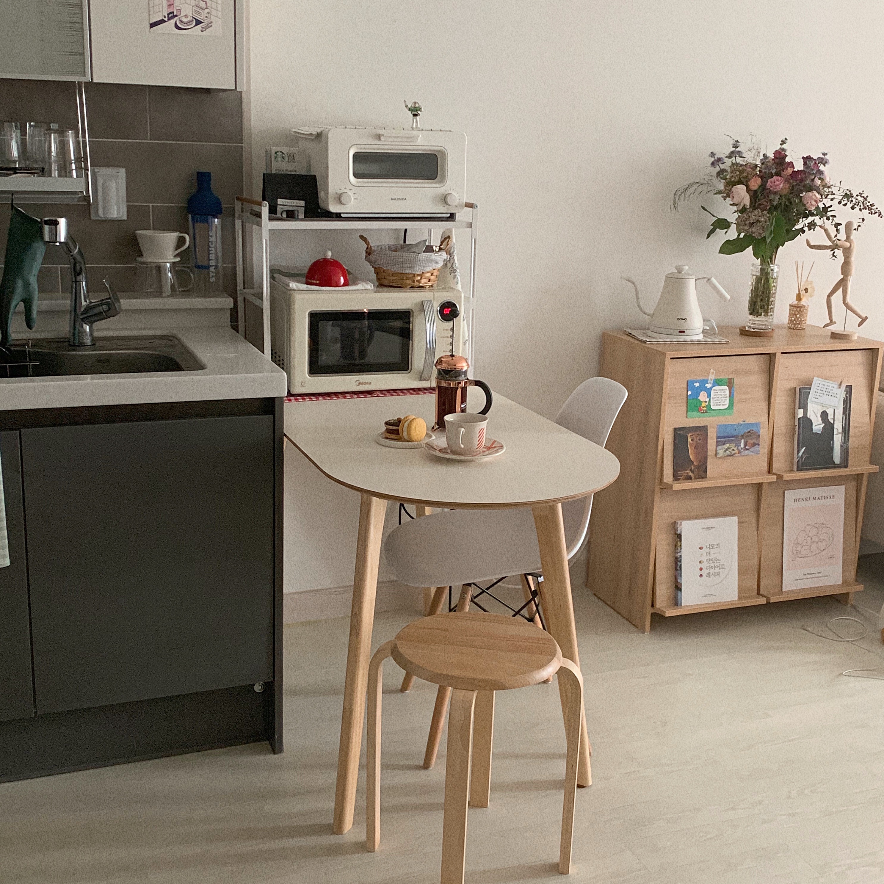Wooden Flip-Front Storage Cabinet user photo