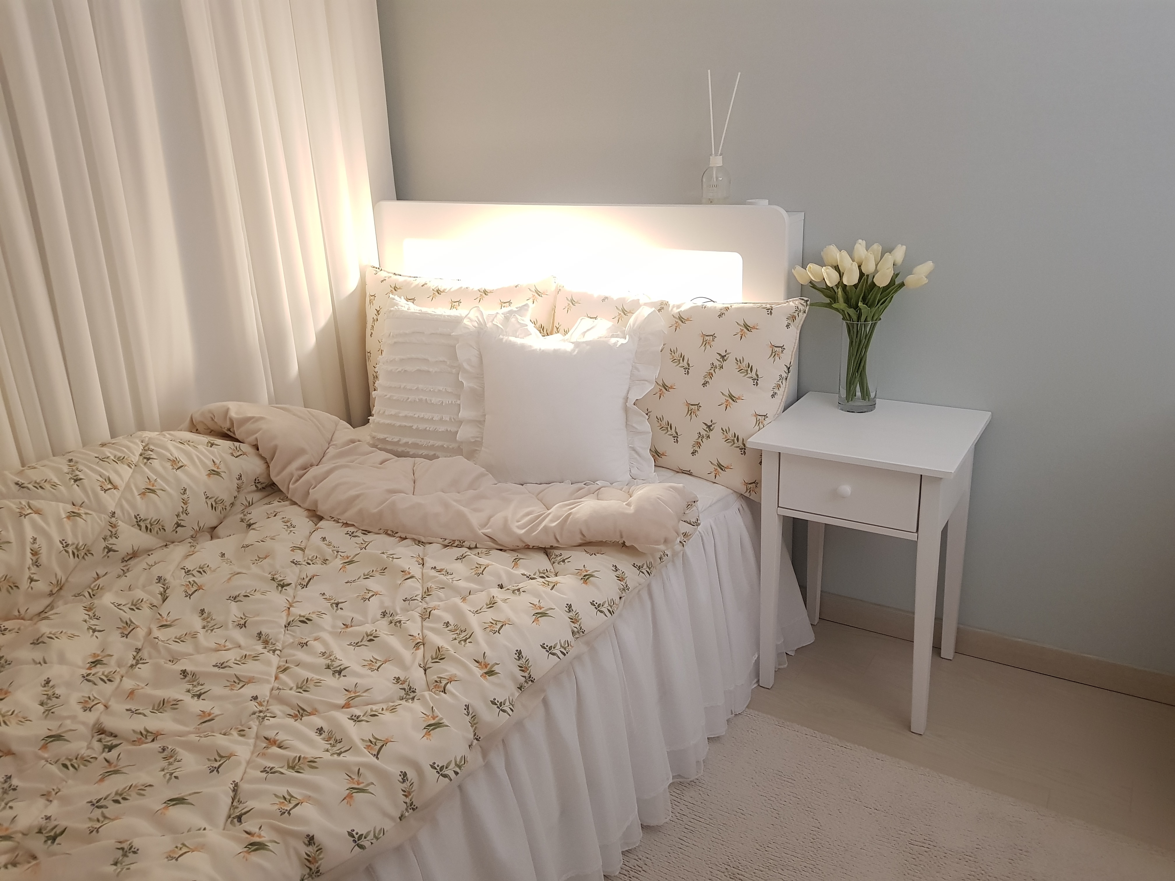 Bebe Flower Cozy Comforter & Pillow Set user photo