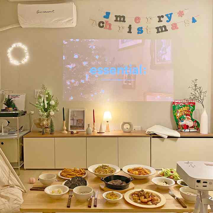 後半のクリスマスホームパーティーの写真。
