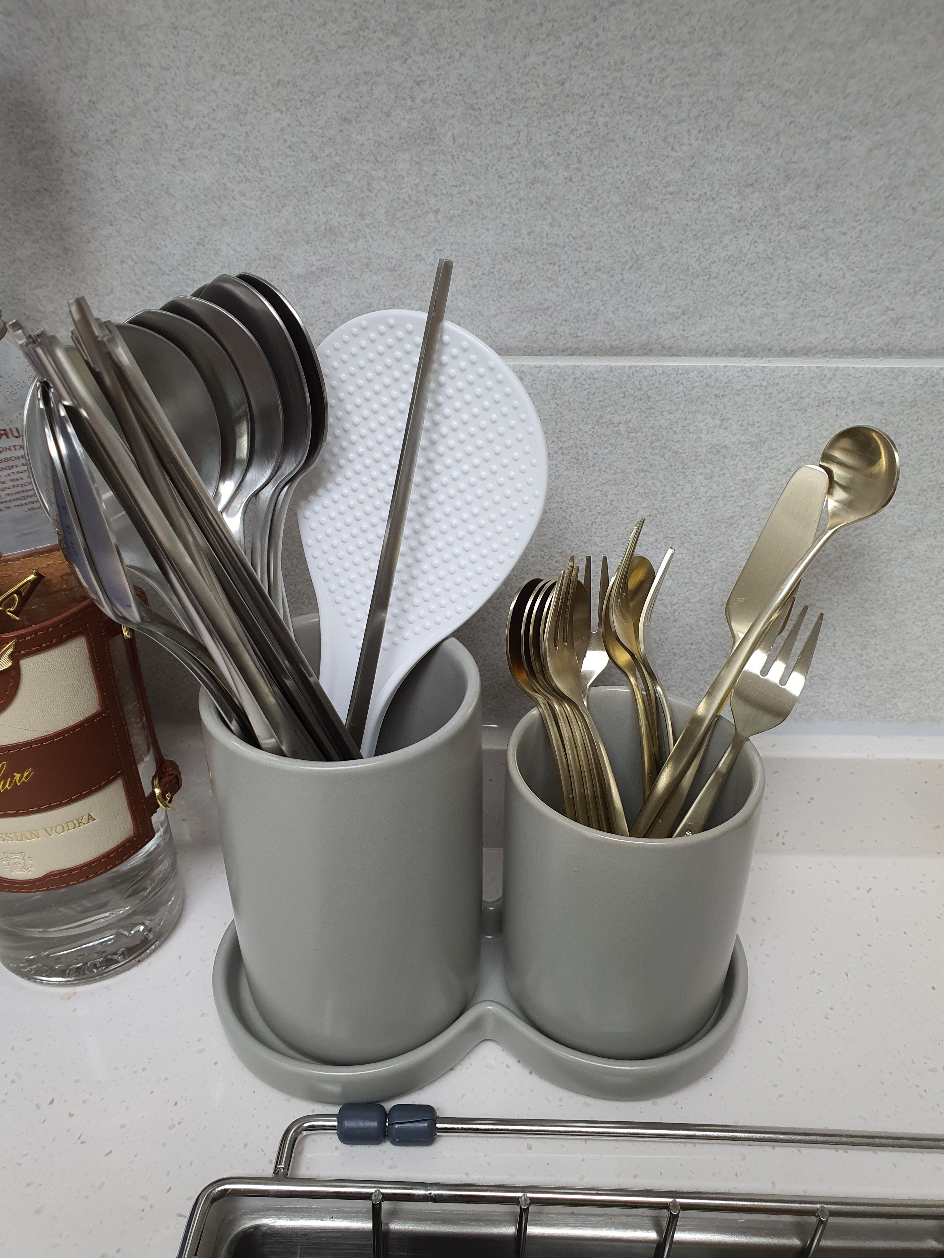 Satin Gold Dessert Cutlery 10-Piece Set user photo