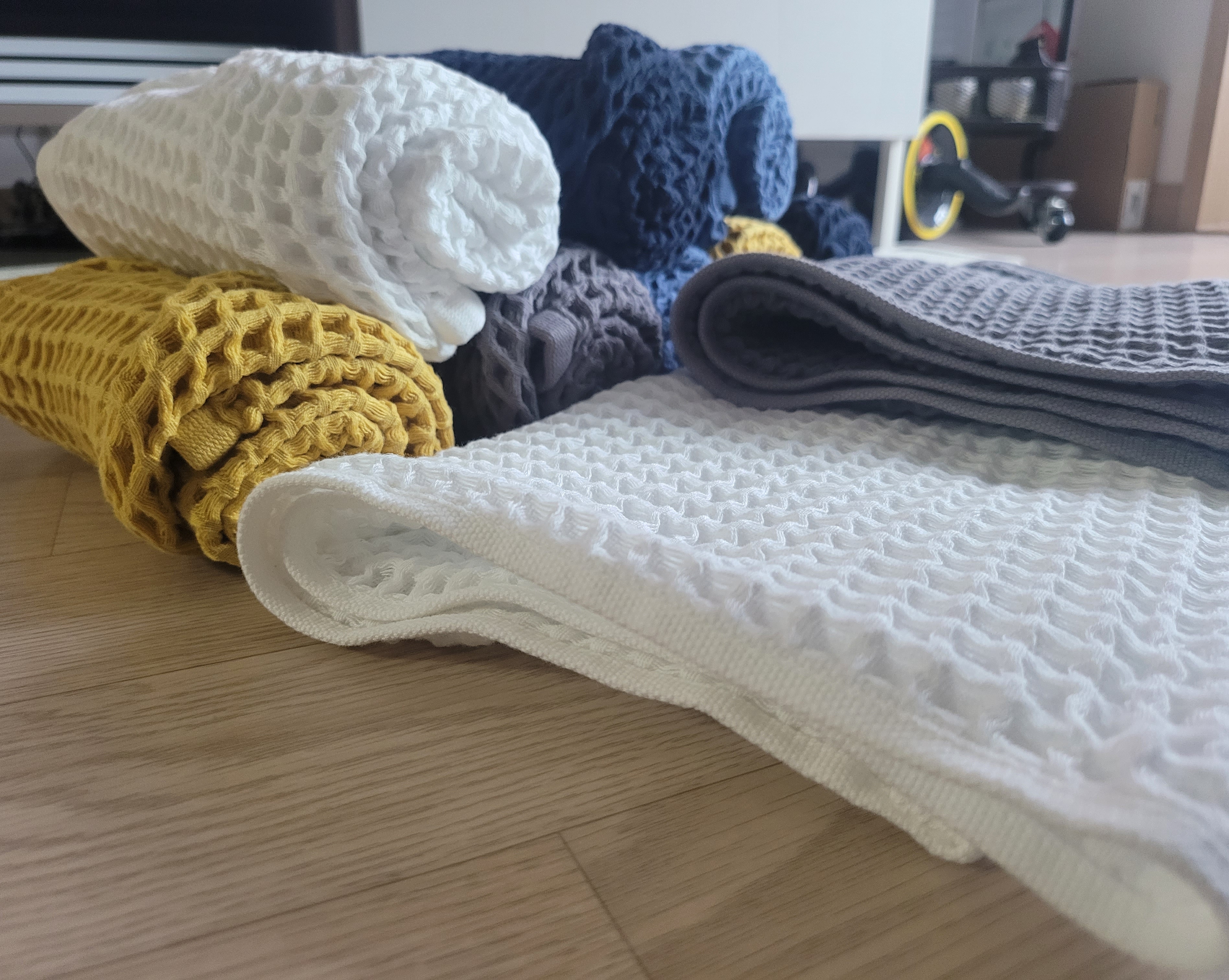 Quick-Dry Antibacterial Waffle Towels (5-Pack) user photo