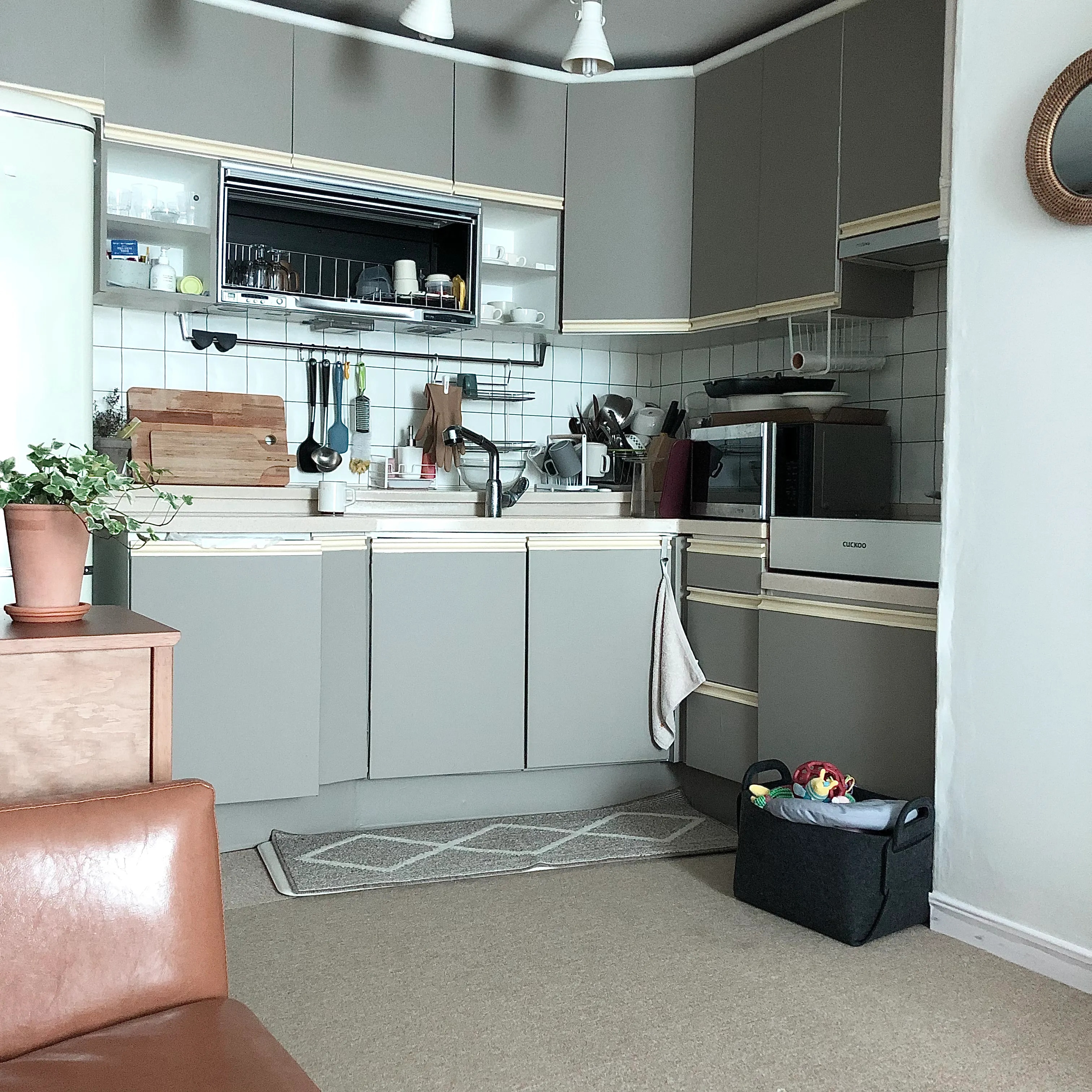 Wool Touch Diamond Sisal Look Kitchen Mat user photo