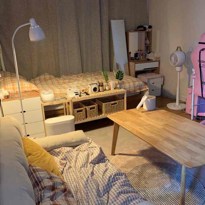 Romance ラグ［4色・3サイズ］を使ったコーディネート 1