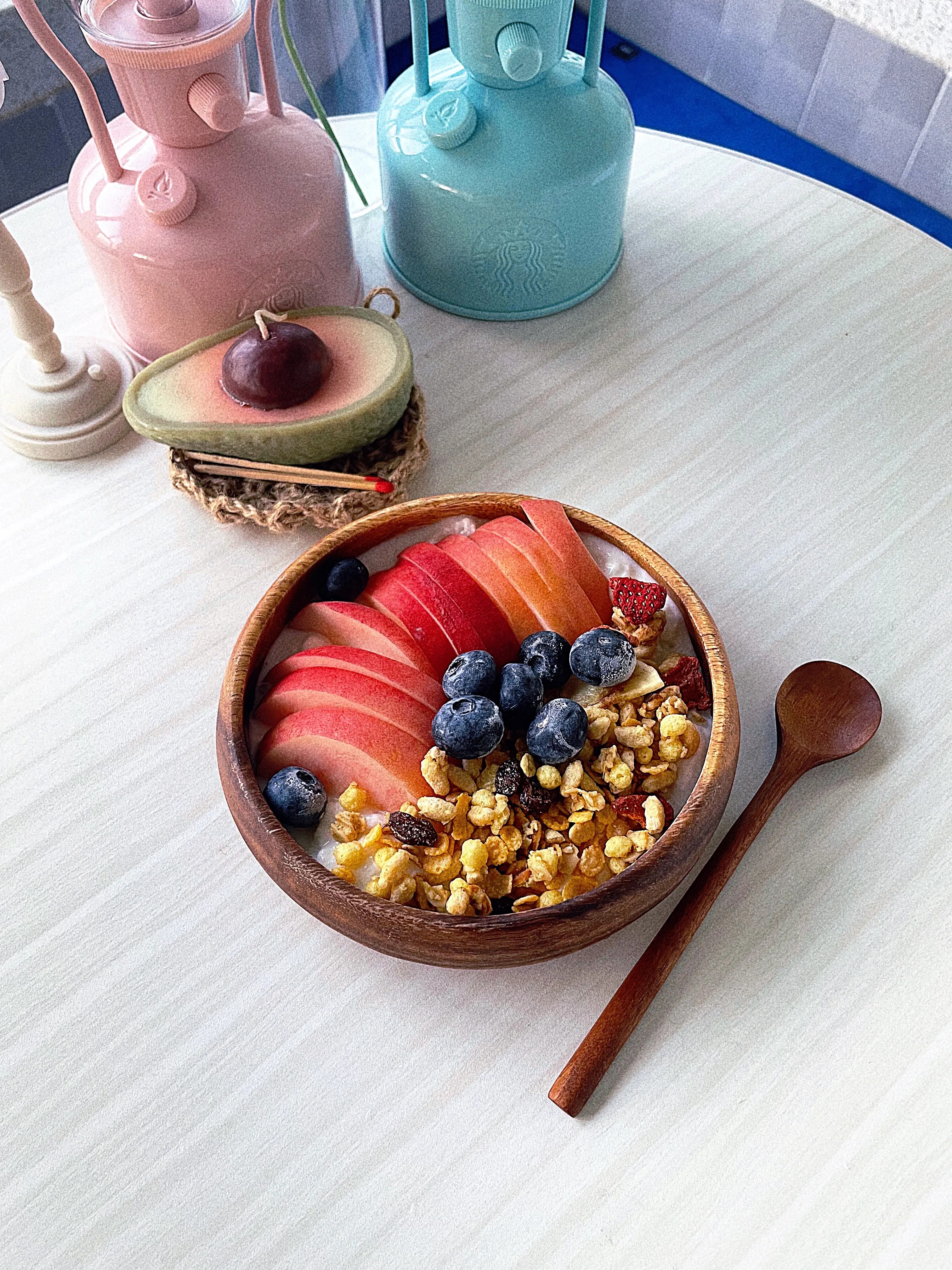 Wood Yogurt Bowl & Spoon Gift Set (4-Piece) user photo