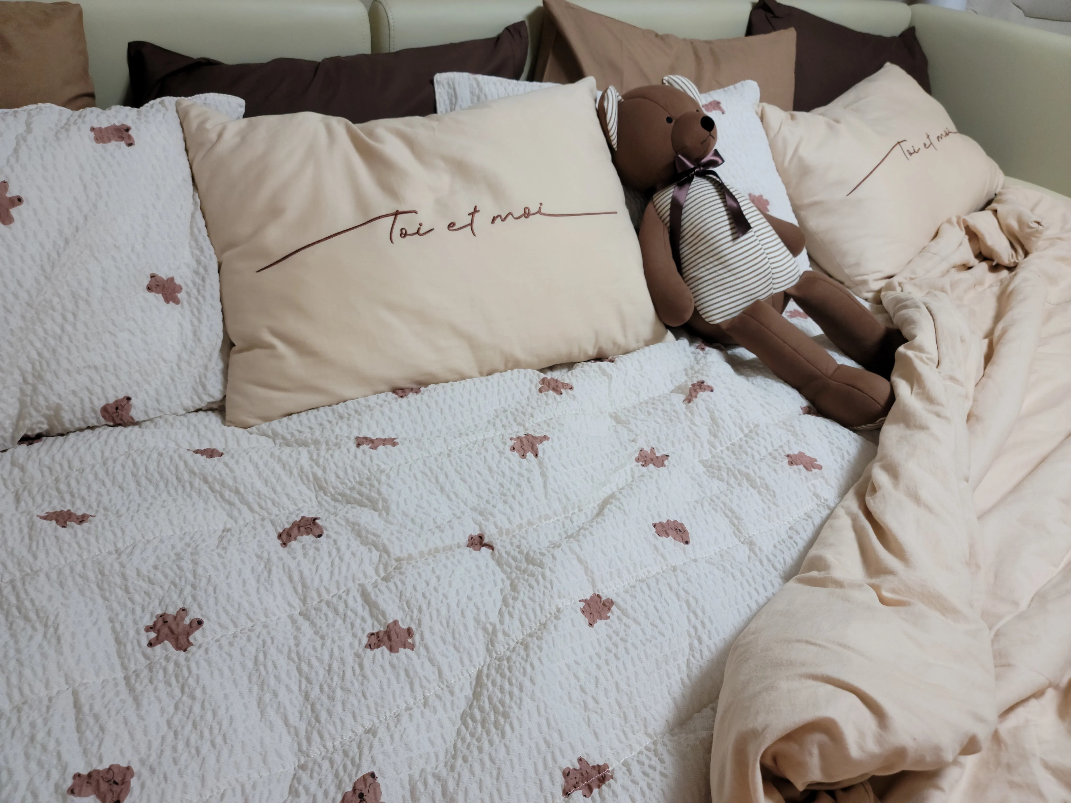 Seersucker and Cotton Summer Comforter Set user photo