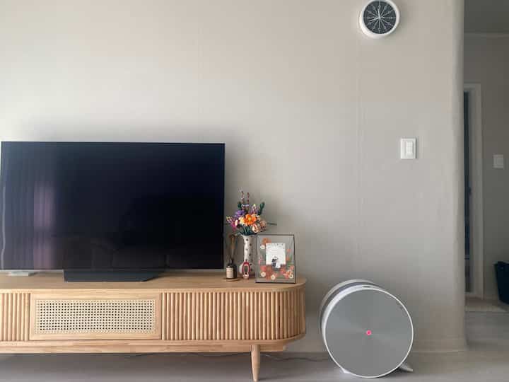 Hesse ウッド ラタン テレビボード 210cmを使ったコーディネート 1