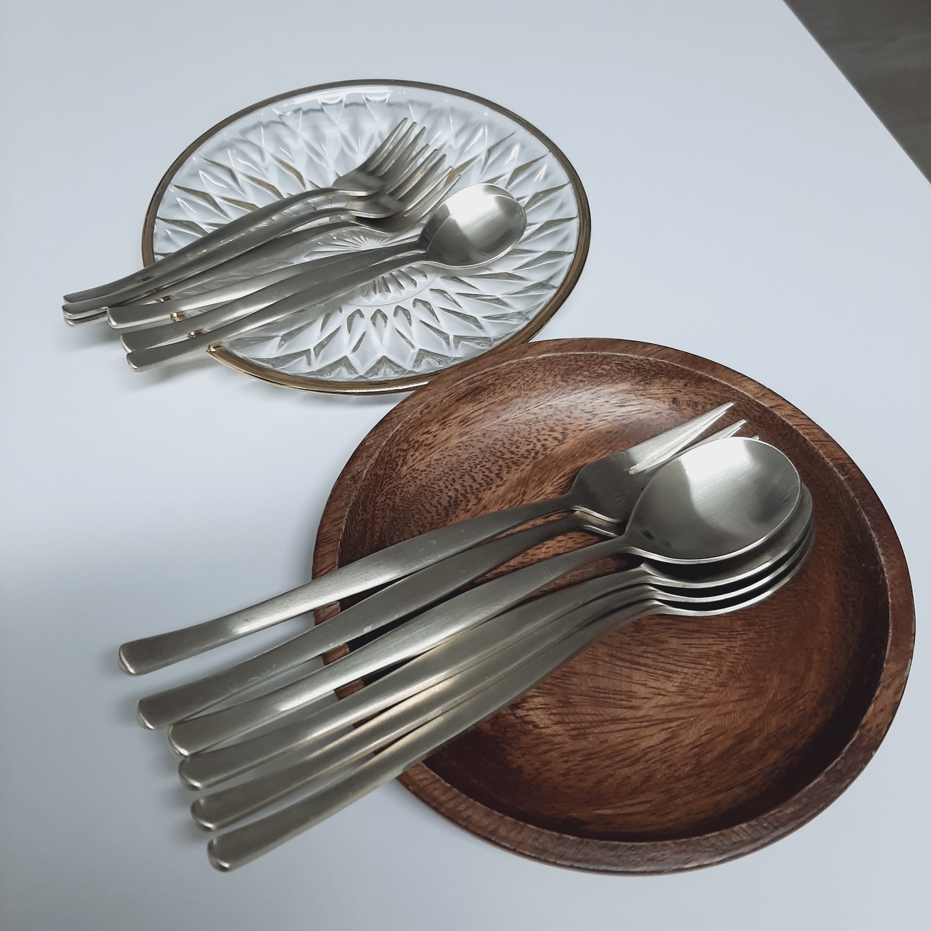 Satin Gold Dessert Cutlery 10-Piece Set user photo