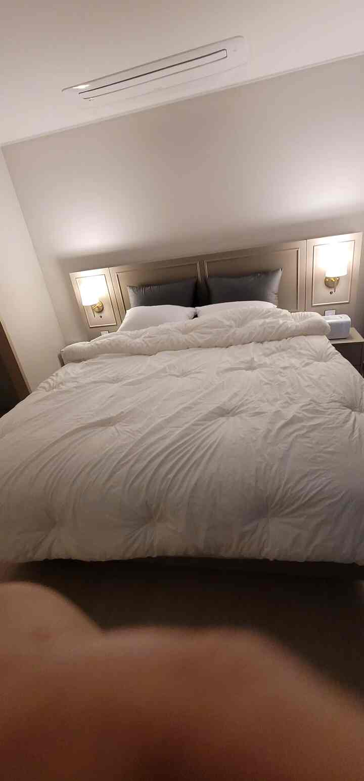 ホテル式の寝室がしたかったのにとてもきれいです。