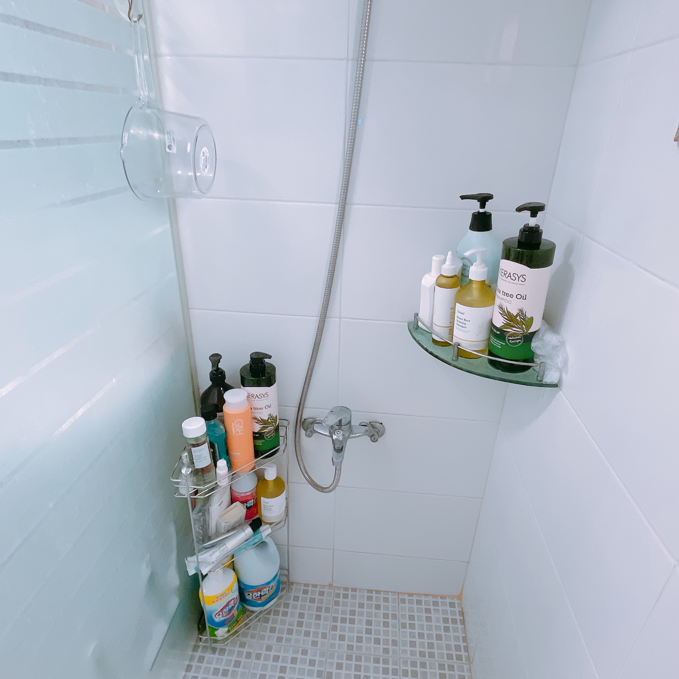 3-Tier Stainless Steel Bathroom Corner Shelf user photo